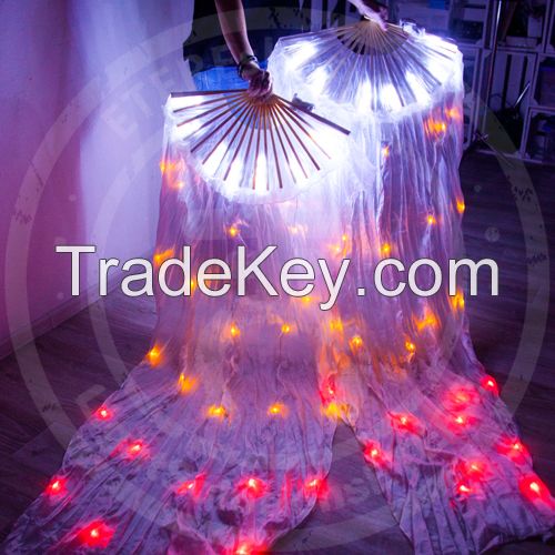 LED Fan Veils 50 LEDs for belly dance 