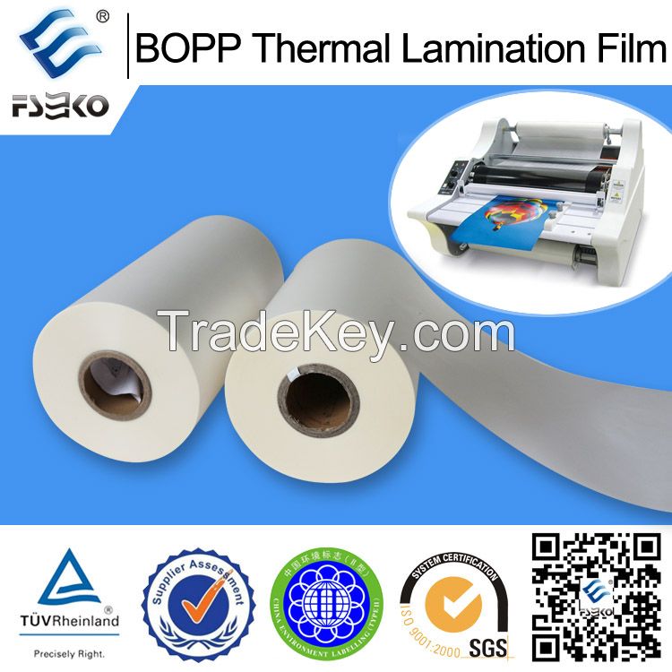 25mic BOPP Matte Themal Laminating Film for Leaflet