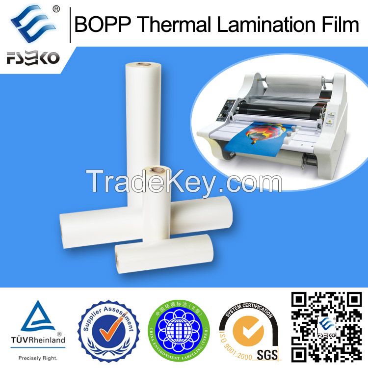 25mic BOPP Glossy Themal Laminating Film for Box Coating