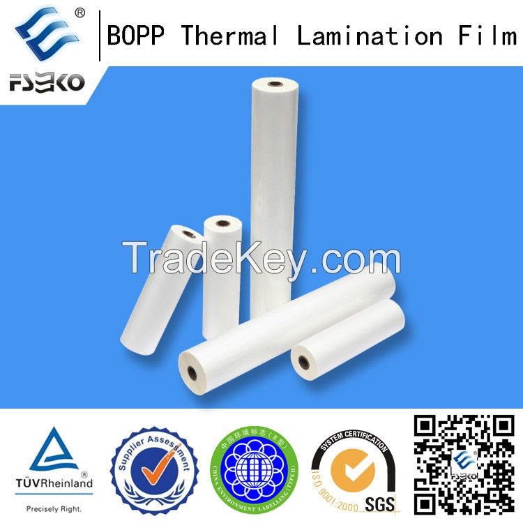 25mic BOPP Glossy Themal Laminating Film for Box Coating