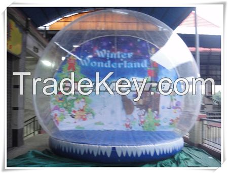 Inflatable snowglobe for Christmas snowglobe on sale