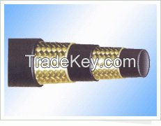 High pressure wire braided rubber hose