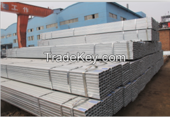 China top quality Hot dip galvanized square and rectangular steel pipe manufacturer