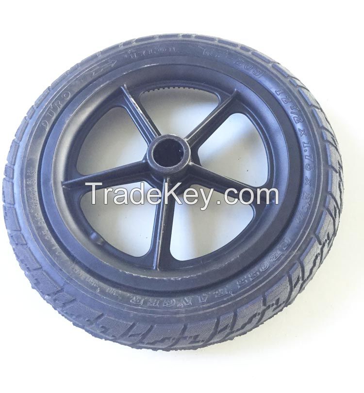 12 Inch Pu Filled Rubber Tire For Jogging Strollers