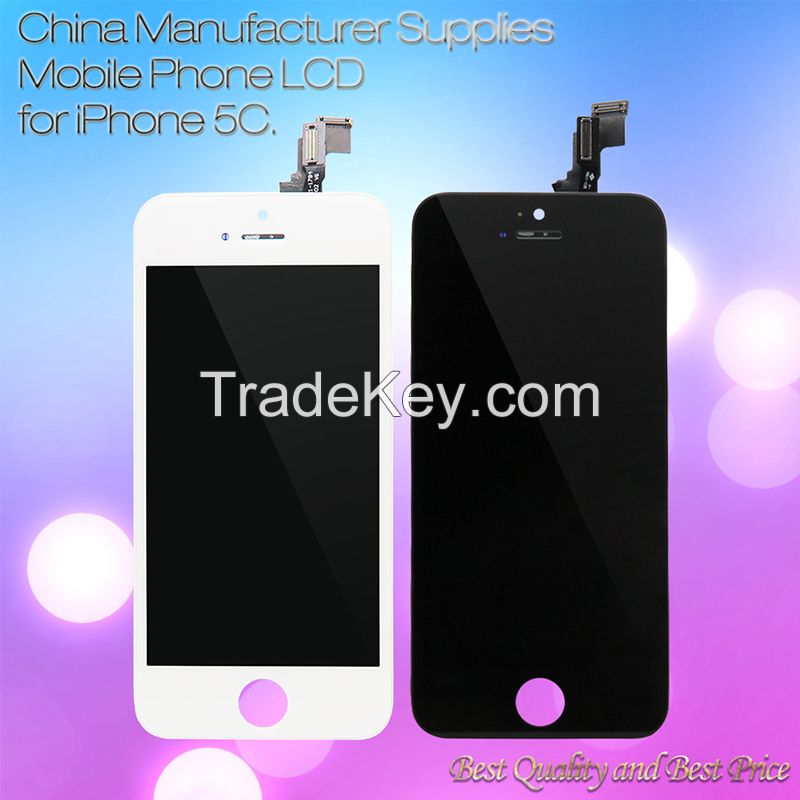 Touch Screen Glass Digitizer and LCD Assembly for iPhone 5C