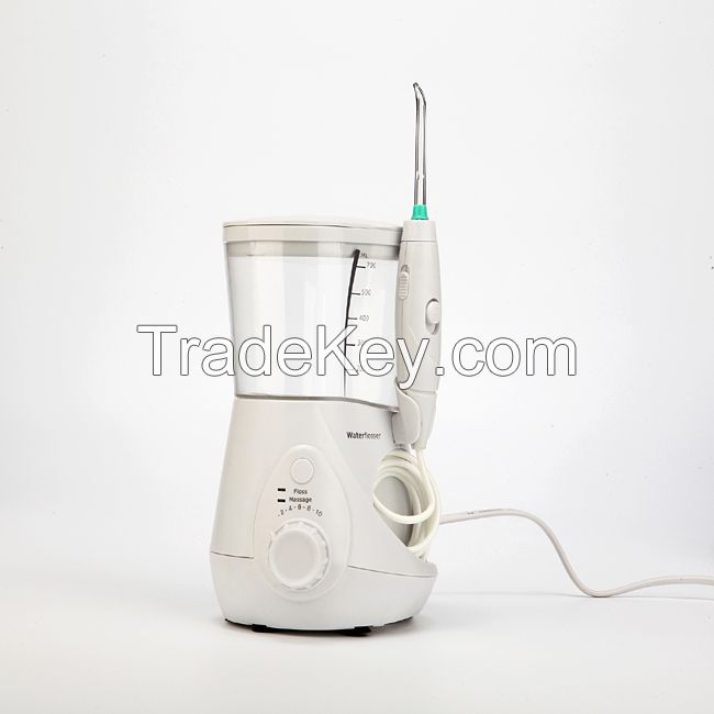 new oem design family size water irrigator with floss and massage mode 