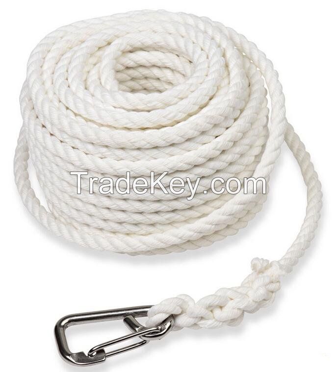 twisted nylon rope colored rope for sale