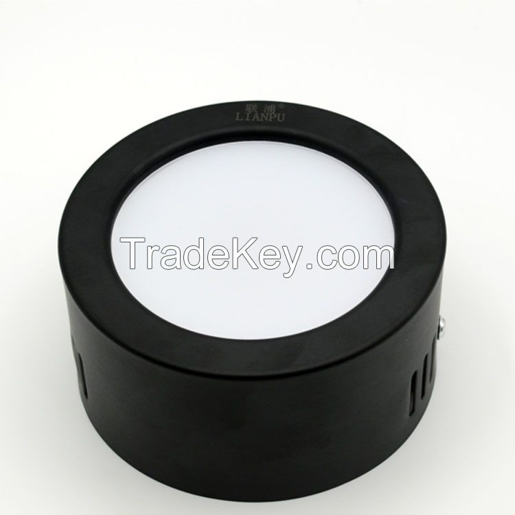 3000k/4000k/6000k 7W black round ceiling light led light