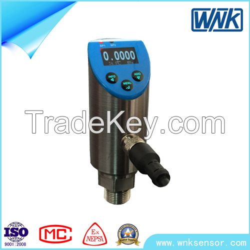 Sanitary Vegetable Oil Precision Pressure Switch with Rotable Luminious OLED