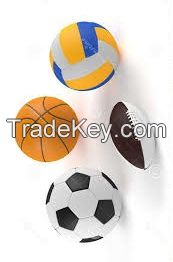 Football, Basketball, Volleyball, Rugbyball