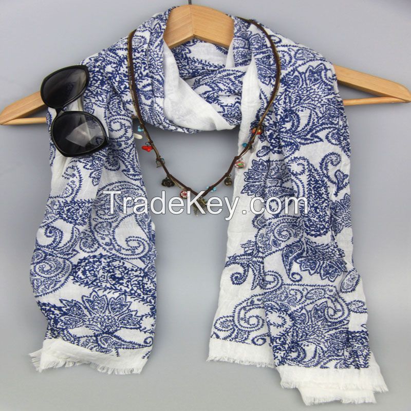 Top sale Beauty printed Lady scarf