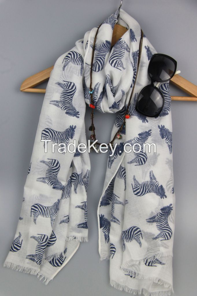 New arrival  Fashion fabulous printed Lady scarf