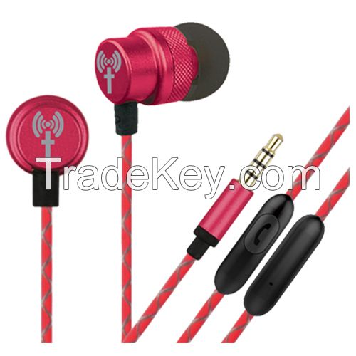 TechMate Metal EarPhone with Mic