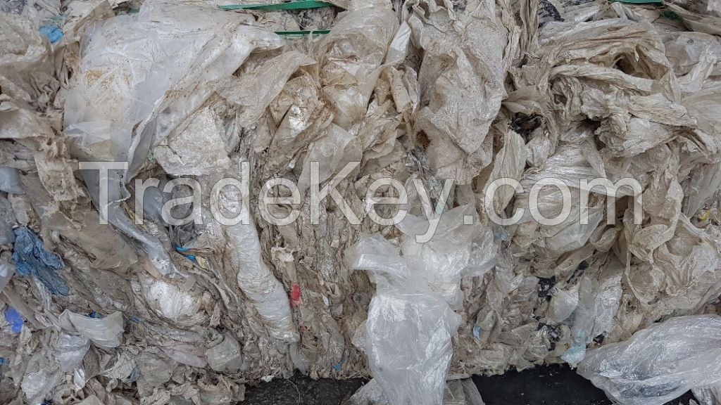 LDPE Natural Construction Film (Baled) from UK Ready for Sale