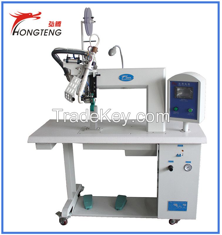 Hot air seam sealing machine