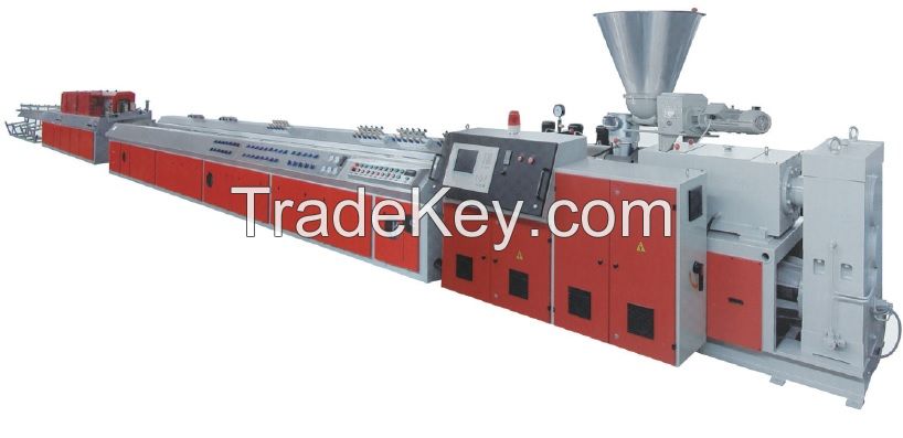 WPC window and door profile production line