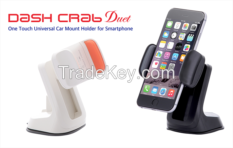 DashCrab DUET - Universal Car Mount Holder for mobile phone (Made in Korea)