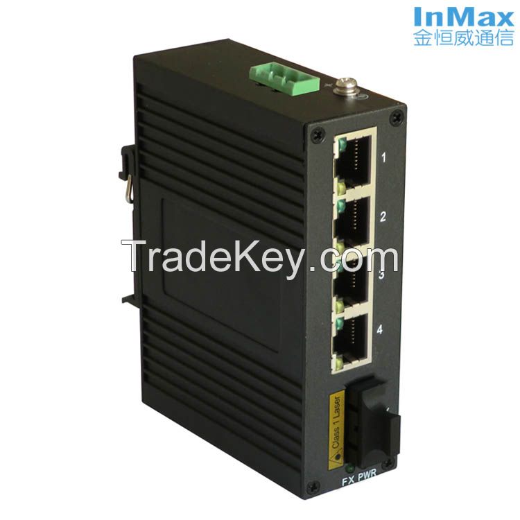 network switch 4+1 Port Unmanaged Industrial Ethernet Switch---i305A