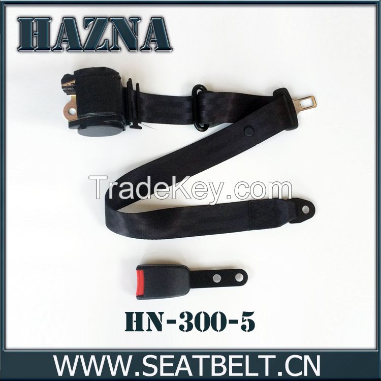 Automobile car three point retractable seat belt safety belt