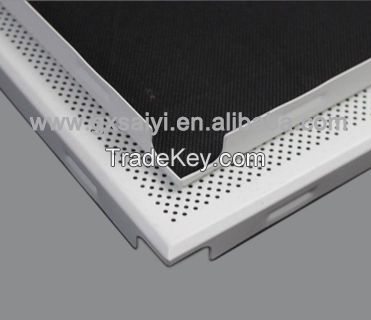 Clip in Acoustic Metal False Ceilings Grate Aluminum Ceiling Tiles