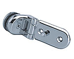 glass clamps, glass hinges