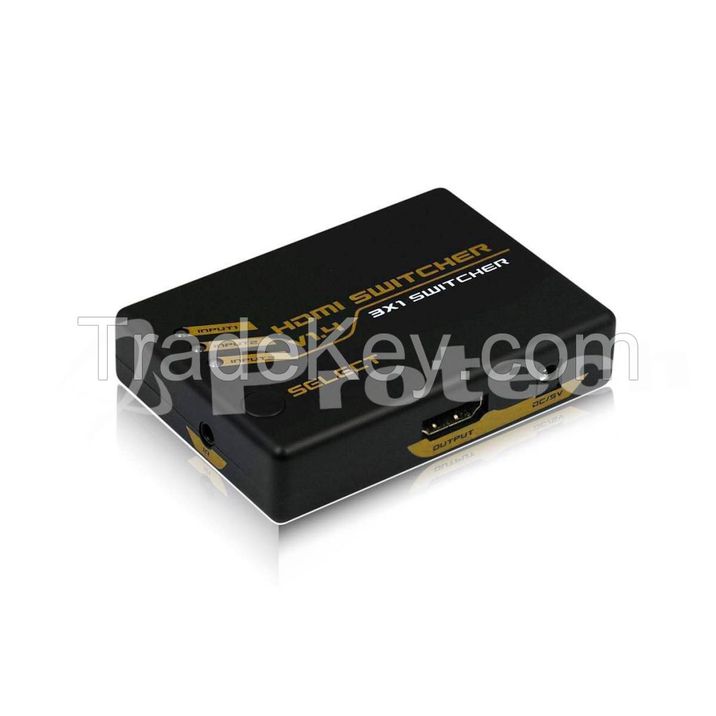 2016 China Supplier HDMI Intelligent Mini Switch 3X1 v1.4 4Kx2K