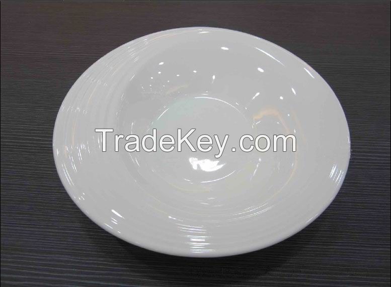 Egg Shaped Round Deep Plate