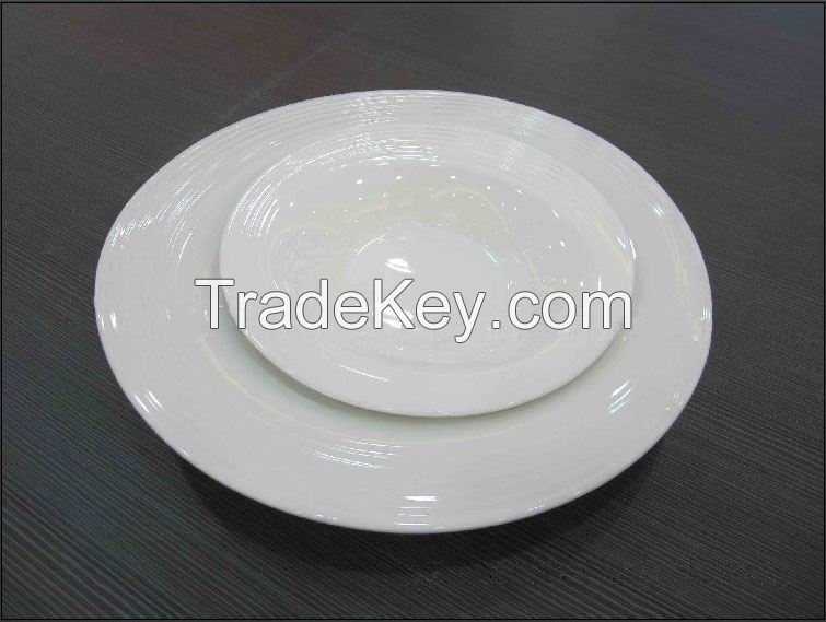 Egg Shaped Round Deep Plate