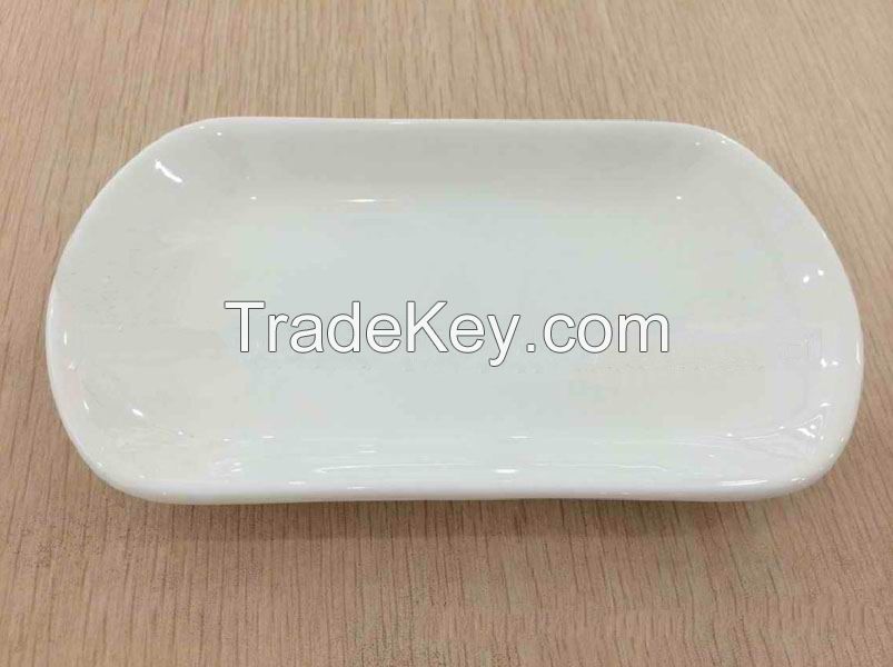 Round Edge Rectangle Dinner Plate