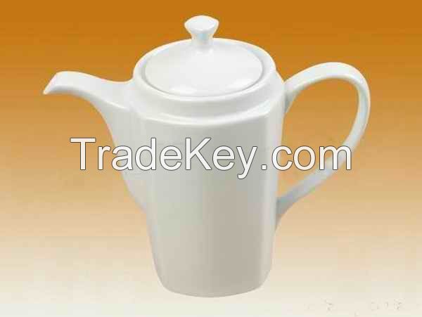 2500ml White Teapot