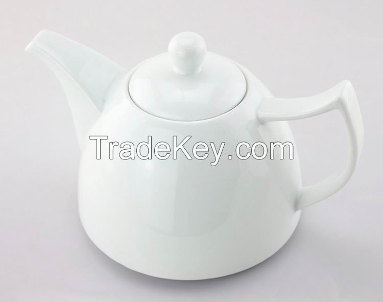 1000ml White Teapot