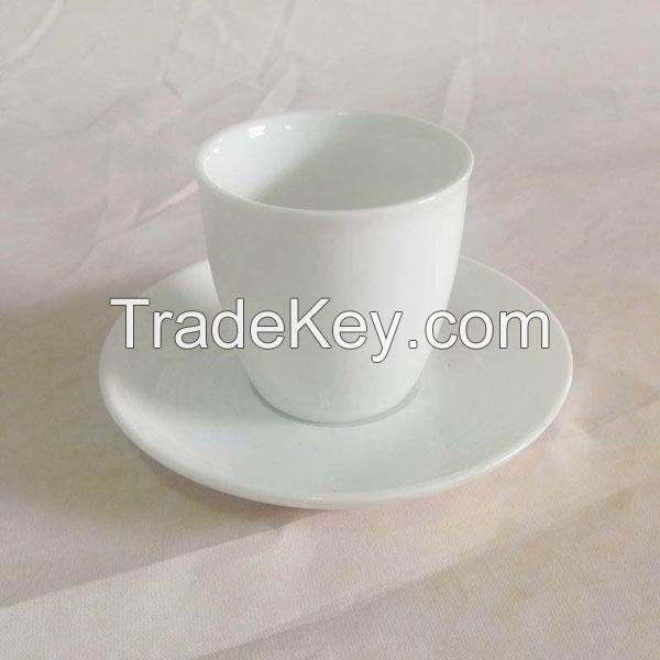 White Porcelain Cups Without A Handle