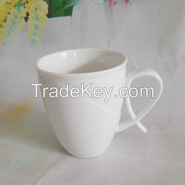 White Mug With Creative Handles