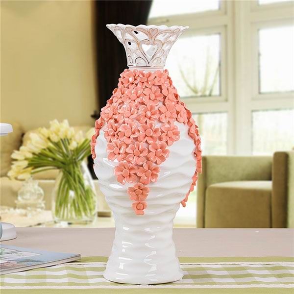 Creative Pink Porcelain Vase