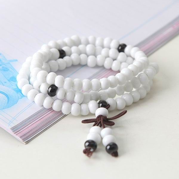 108 Prayer Beads Porcelain Bracelet