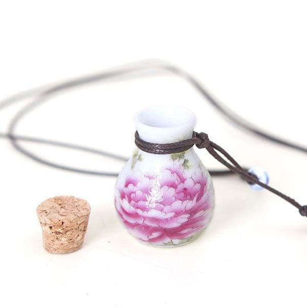 Perfume Bottle Porcelain Pendants