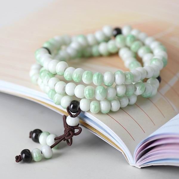 108 Prayer Beads Porcelain Bracelet