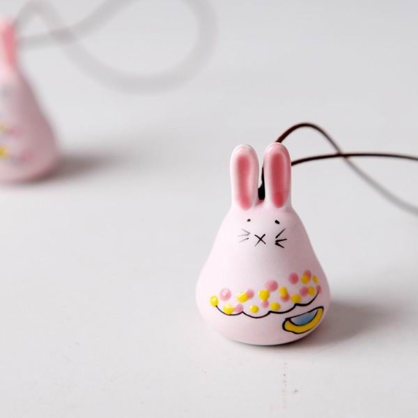 Darling Rabbit Porcelain Cell Phone Charms