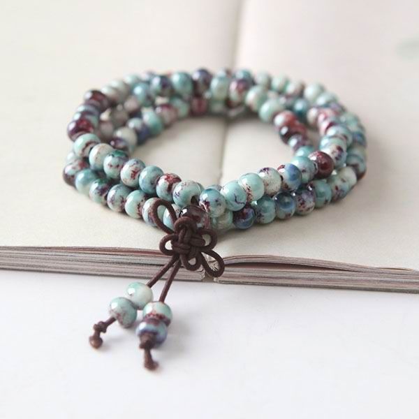 Color Glazed Pearl Porcelain Bracelet