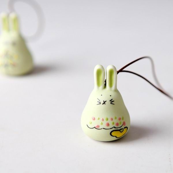 Darling Rabbit Porcelain Cell Phone Charms