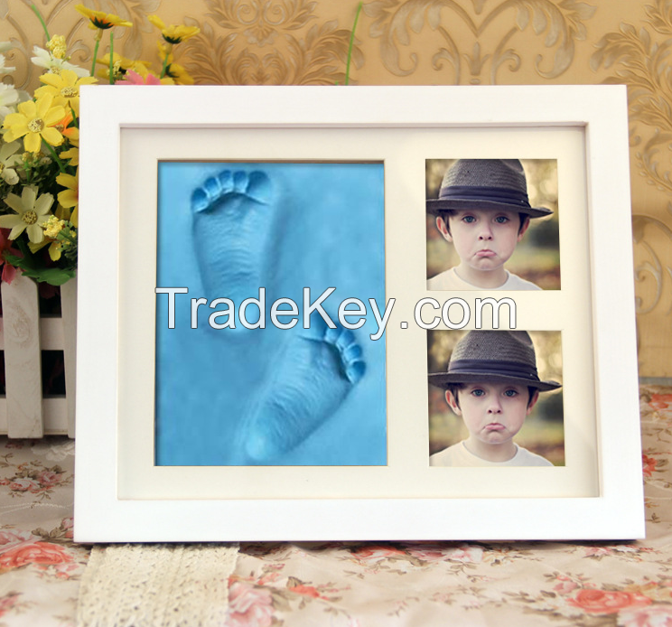 Baby Souvenir Cheap wholesale 8x10 10X12 12X16 Cute Baby Photo Frame with clean-touch inkpad