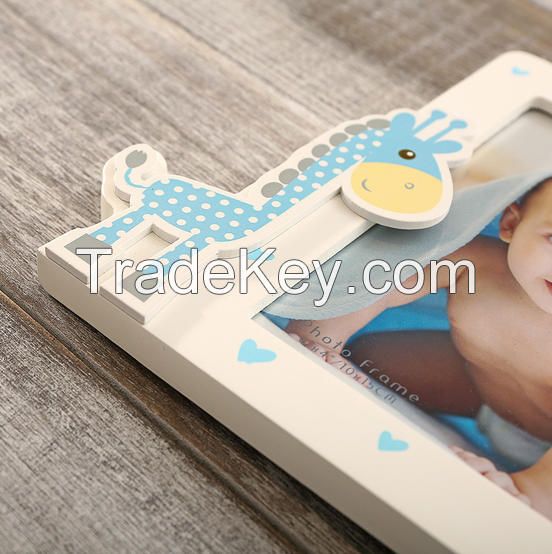 Baby Souvenir Factory Sale Children& Day gifts My first year Baby Photo Frame with clean-touch inkpad   