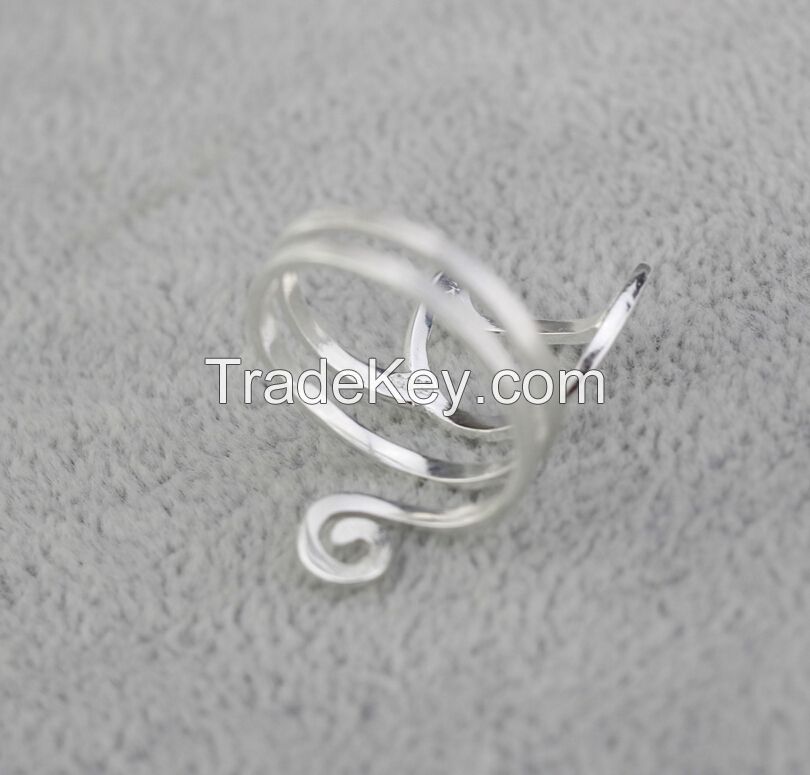 Cute Cat silver wire Ring, Silver Ring, Handmade cat face ring, size adjustable, wire ring, cat jewelry, wire jewelry, gift for her, Silver 925