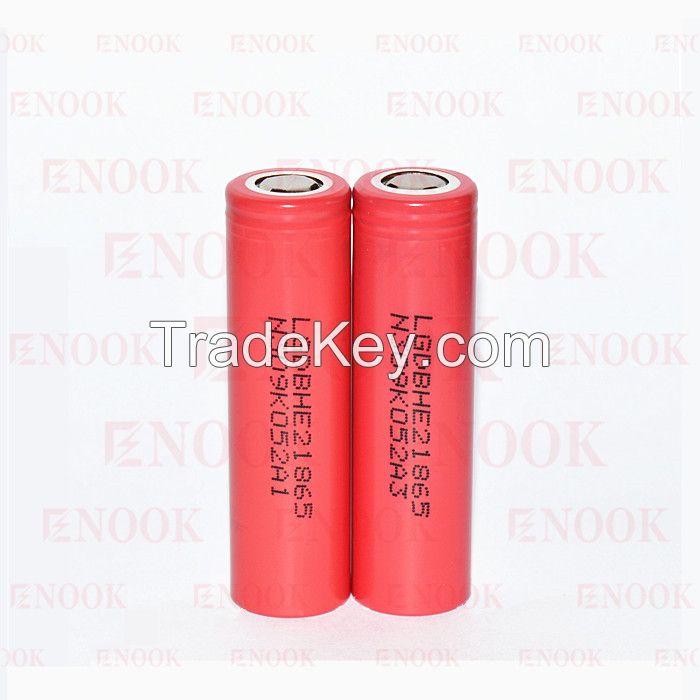 LG HE2 battery 20A 18650 2500mah LG HE2 18650 high-drain 18*65mm li-io