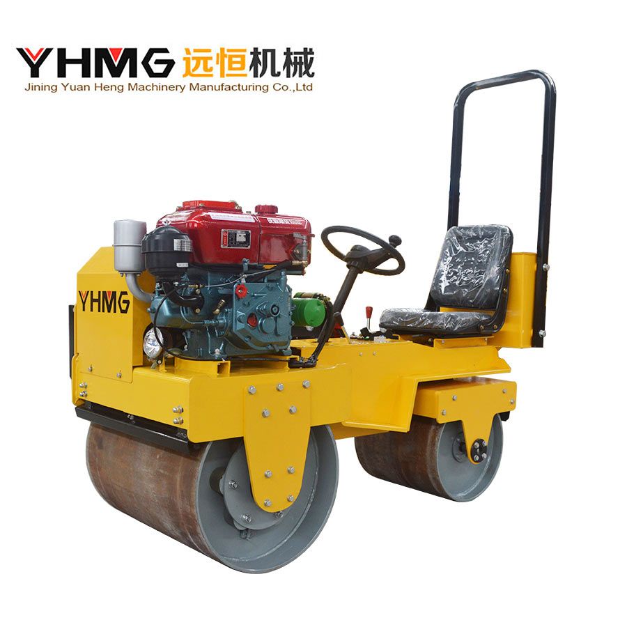 Double Drum Ride on Vibratory Water-Cooled Road Roller Compactor