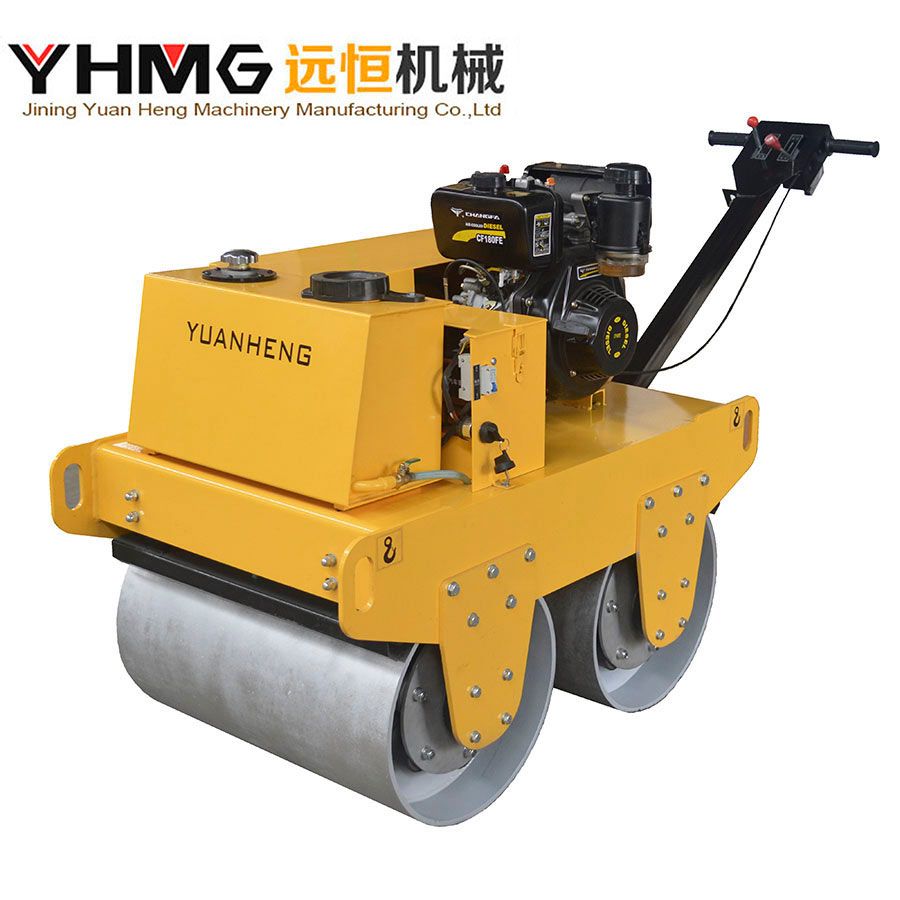 Self Walking Double Drum Heavy Vibratory Diesel Road Roller