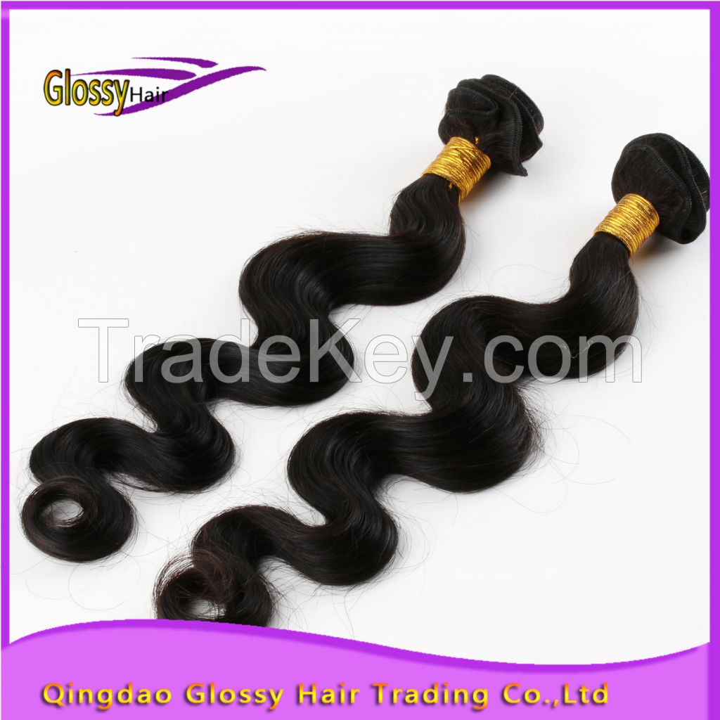2016 Factory wholesale no tangle no shedding 8A geade human hair weft