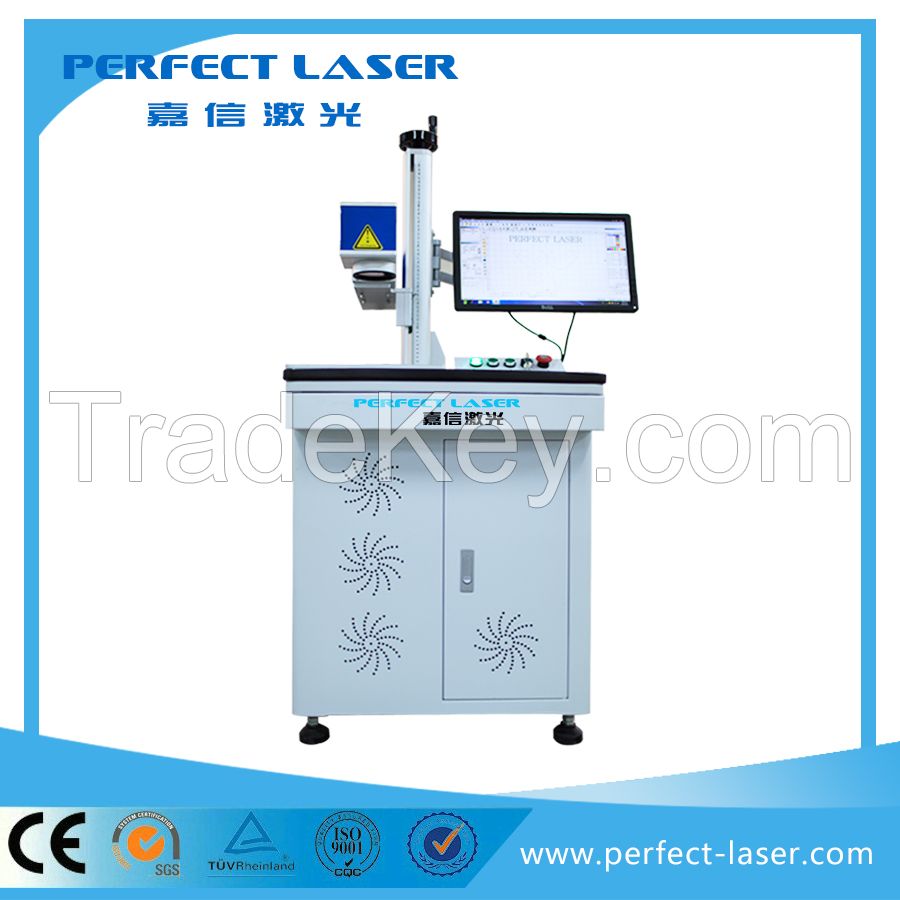 Floor type fiber laser marking machine 20w 30w 50w with computer