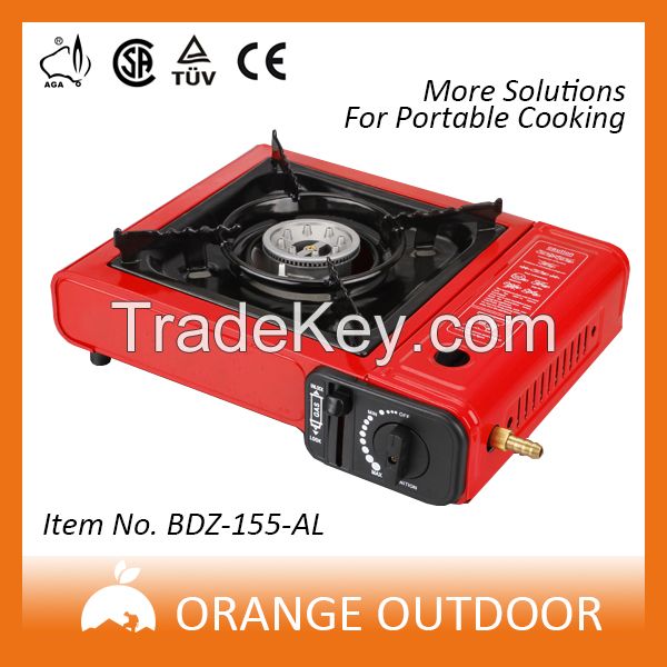 dual use lpg butane portable gas stove, camping stove