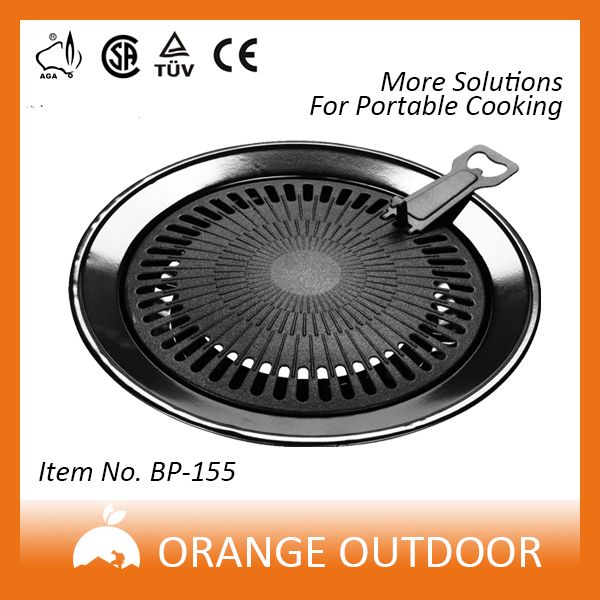 aluminium healthy cooking bbq grill plate for gas stove